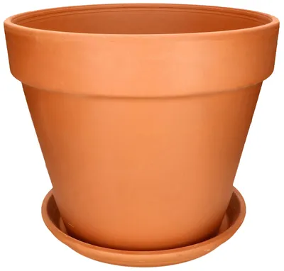 Image de KOTARBAU® : Pot de fleurs en terre cuite, idéal pour les intérieurs et les jardins, diamètre 43 cm