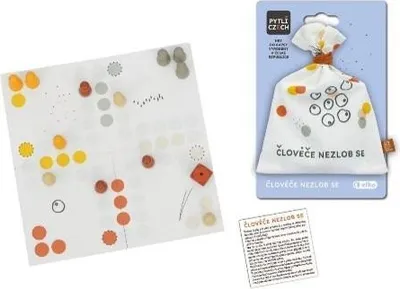 Obrázek produktu pro Pytlíczech Člověče nezlob se - společenská hra do kapsy