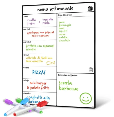 Imagen del producto de Calendario magnético para nevera: ideal para planificar comidas y actividades
