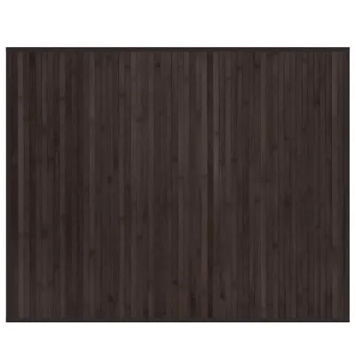 Produktbild von vidaXL Teppich Rechteckig Dunkelbraun 80x100 cm Bambus