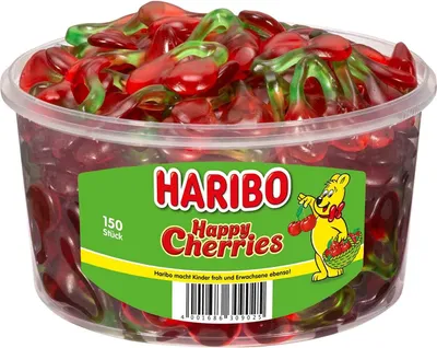 Produktbild von Haribo - Happy Cherries 150 ks. TIN