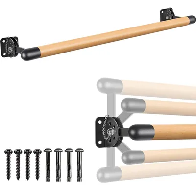Image de Solidchoice - Barre de ballet en bois réglable pour la maison