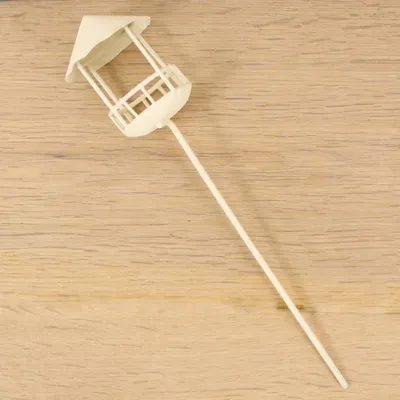 Produktbild von Minigarten Taubenschlag steckbar weiß 21 cm Metall Deko Figur