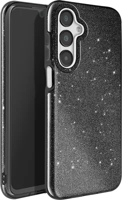 Immagine prodotto di Avizar, Custodia Glitter per Samsung Galaxy A16 antiurto scintillante, Nero