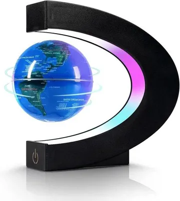 Produktbild von Schwimmende Weltkugel mit Magnetlevitation, LED, 85 cm, Büro Dekor
