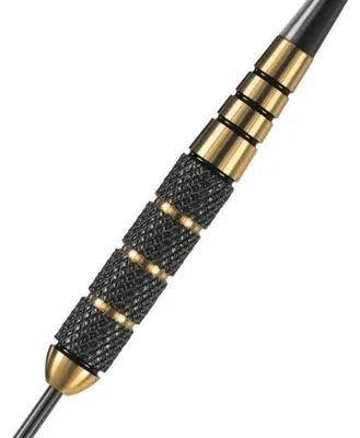 Immagine prodotto di Harrows - Freccette, punta in acciaio, Woodoo PP4159 (19 g) (nero/oro)