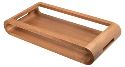 Zdjęcie produktu dla Artelegno - Dwustronna taca z drewna bukowego 21 x 43 cm VASD