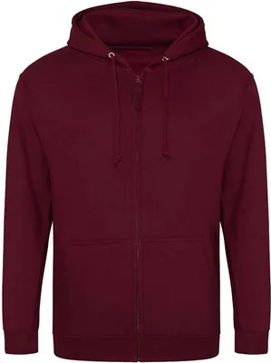 Image de Awdis - Sweat à capuche avec fermeture éclair sur toute la longueur pour homme PC5104 (XL) (Bleu roi)