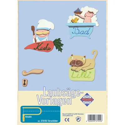 Produktbild von PEBARO Laubsägevorlage Türschilder I