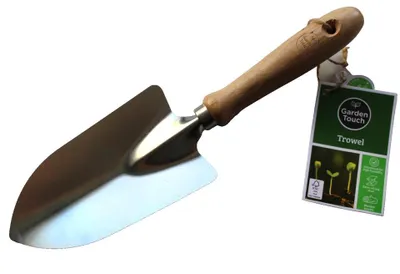 Produktbild von Handschaufel, Gartenschaufel, Gartenwerkzeug, Holz und Edelstahl robust 30 cm