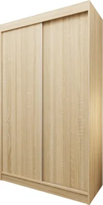 Produktbild von Masseno Schiebetürenschrank SOFIA 120 cm Kleiderschrank Schlafzimmer Schrank 2-türig Sonoma Eiche
