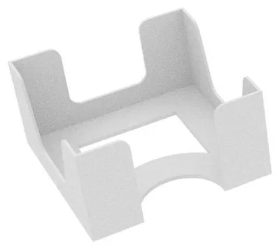 Produktbild von Kartenhalter für 70 x 70 mm Spielkarten – 120 Karten, 1 Fach, weiß