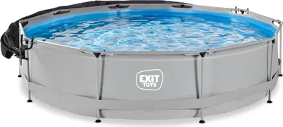 Zdjęcie produktu dla EXIT Soft Grey Basen Stelażowy ø360, Basen Naziemny, Szary