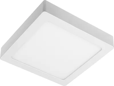 Produktbild von 19W LED Aufputz Deckenlampe Panel Deckenleuchte Eckig | 1520 Lumen | 22x22 cm | Warmweiß (3000 K)