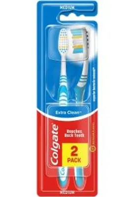 Image de Brosse à dents Colgate Extra Clean 1+1pcs