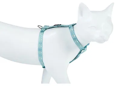 Produktbild von FREEDOG Geschirr, reflektierende Katze, Blau, 10 mm x 19/30 cm