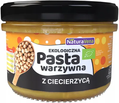 Produktbild von -KICHERERBSENPASTE MIT GEMÜSE 185 g – NATURAVENA