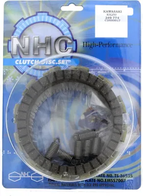 Produktbild von Kupplungsscheiben Distanzscheiben Federn Satz NHC für KAWASAKI KX 250 1990