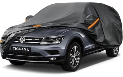 Immagine prodotto di Copertura per auto impermeabile e traspirante, compatibile con VW Tiguan L/Allspace (2016-2025), colore nero