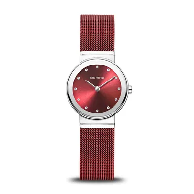 Produktbild von Bering Damen Uhr Armbanduhr Classic Collection - 10126-303 Meshband
