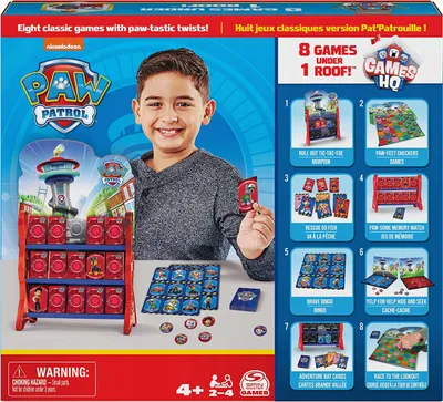 Produktbild von Spin Master PAW Patrol – Der ultimative Spieleturm mit 8 Spielen