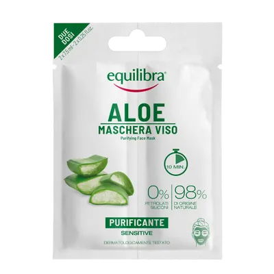 Image de Masque facial nettoyant à l'aloe vera avec équilibre - 15 ml