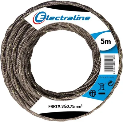 Productafbeelding van Kabelrol 3G0,75 mm² 5 m Bruin