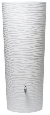 Produktbild von Garantia NATURA 2in1 Regenspeicher Regentonne Regenspeicher 350 L, 62x62x150 cm (LxBxH), arctic weiß; 326150