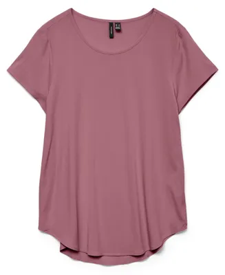 Produktbild von Vero Moda VMBELLA Top,10303431,M, Top (Kleidung), Erwachsener, Weiblich, Rose, M, Rundkragen