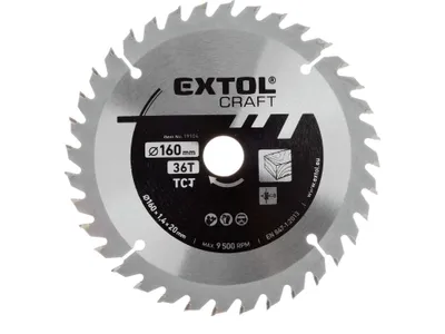 Obrázek produktu pro Pilový kotouč s SK listy Extol Craft (19104) 160x1,4x20mm