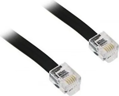 Produktbild von Goobay 50322, 6 m, RJ-12, RJ-12, Schwarz, Männlich, Männlich
