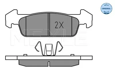 Produktbild von MEYLE 025 257 3817 Bremsbeläge Vorne für DACIA SANDERO II für RENAULT Twingo III Schrägheck (BCM) Sandero / Stepway II (B8)