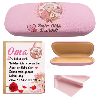 Produktbild von Brillenetui Set für Oma und Opa mit Grußkarten