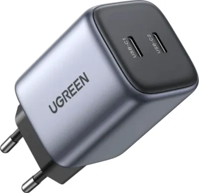 Immagine prodotto di UGREEN Nexode 45W Caricatore doppio USB-C PD (25W+20W)