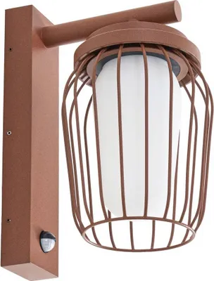 Produktbild von Lucande Außenwandleuchte Chandan, rost, Sensor, IP44, E27