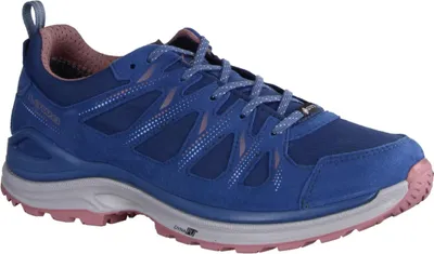 Produktbild von Lowa Innox Evo II GTX Wo Damenwanderschuhe, Textil, Stahlblau/Altrosa, - Wanderschuhe Outdoor Damen, Blau