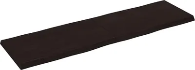 Produktbild von vidaXL Tischplatte 140x40x(2-4) cm Massivholz Behandelt Baumkante