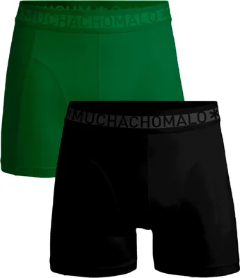 Produktbild von Muchachomalo Herren Boxershorts – 2er Pack – Baumwolle Stretch – Bequeme Unterwäsche – Größe XXL - SOLID1010-666