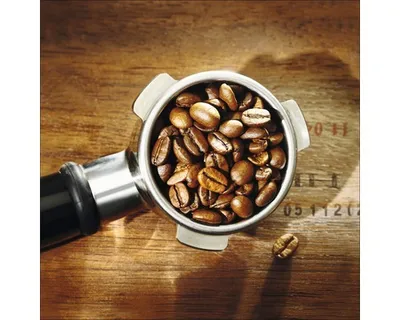 Produktbild von Glasbild Kaffee Arabica II 50x50 cm