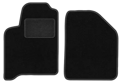 Image de Tapis avant en moquette pour Renault Scenic I 1996-2003 (monospace) – 2 pièces, noirs, sur mesure – Wielganizator LUX