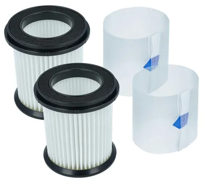 Produktbild von vhbw 2x Staubsaugerfilter Ersatz für INSE 343924, 210410L10 für Staubsauger - HEPA-Filter Schwarz Weiß