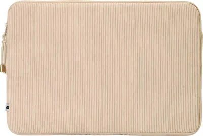 Productafbeelding van Selencia Corduroy Laptophoes 15-16 inch - Laptopsleeve - Beige