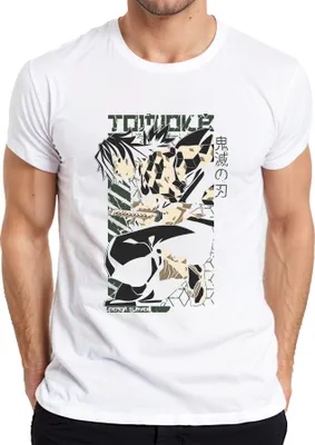 Produktbild von Giyu Tomioka Kimetsu no Yaiba Demon Slayer Anime Geschenk Herren T-Shirt, Weiß, S