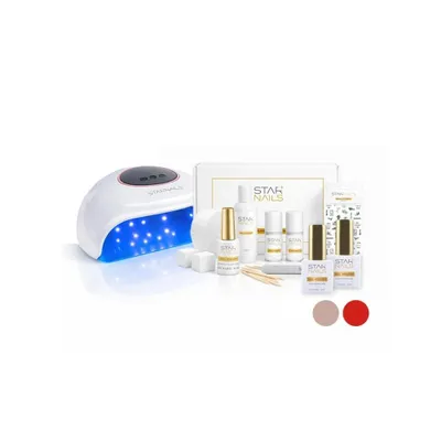 Obrázek produktu pro Sada STARNAILS Mini Star Starter Set Class + UV/LED S11 - modeláž gel lakem s UV lampou