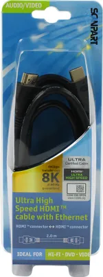 Produktbild von Scanpart HDMI-Kabel U.h. Speed 2.1 2,0 m