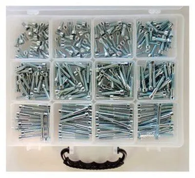 Produktbild von Bofix 214691 Kastenbereich von 12 Probanden Allen Bolts verzinkt
