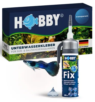 Produktbild von HOBBY Aquaristik Fix Unterwasserkleber I 80 ml Kartusche I universell einsetzbar