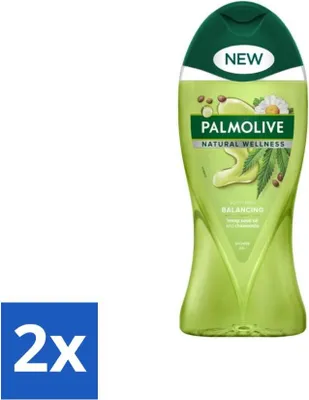 Immagine prodotto di Palmolive - Benessere naturale - Gel doccia - Riequilibrante - Rilassante e fresco - 250 ml - Confezione risparmio - 2 pezzi