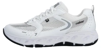 Imagen del producto de Zapatos deportivos para mujer Rieker, tipo cordones, color blanco, para uso casual