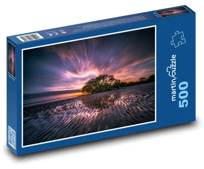 Obrázok produktu pre Puzzle 500 Odliv pri západe slnka - martinpuzzle